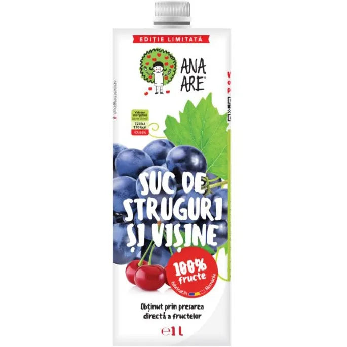 ANA Suc de struguri si visine 1l