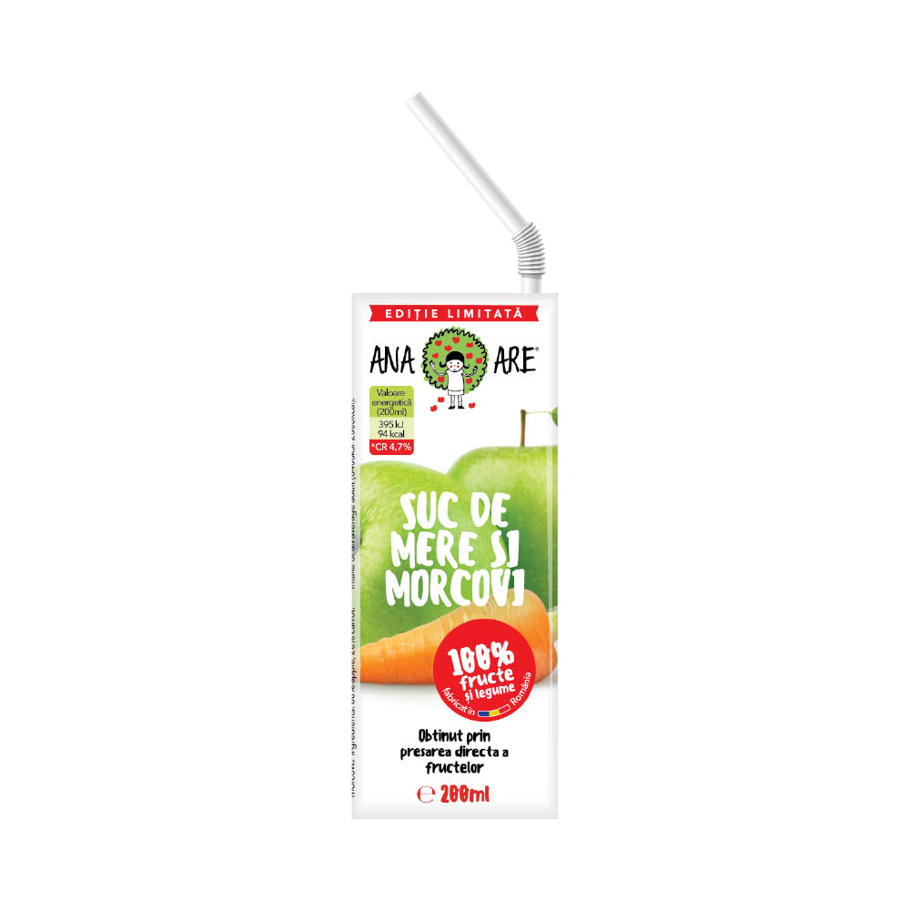 ANA Suc de mere si morcov 200ml