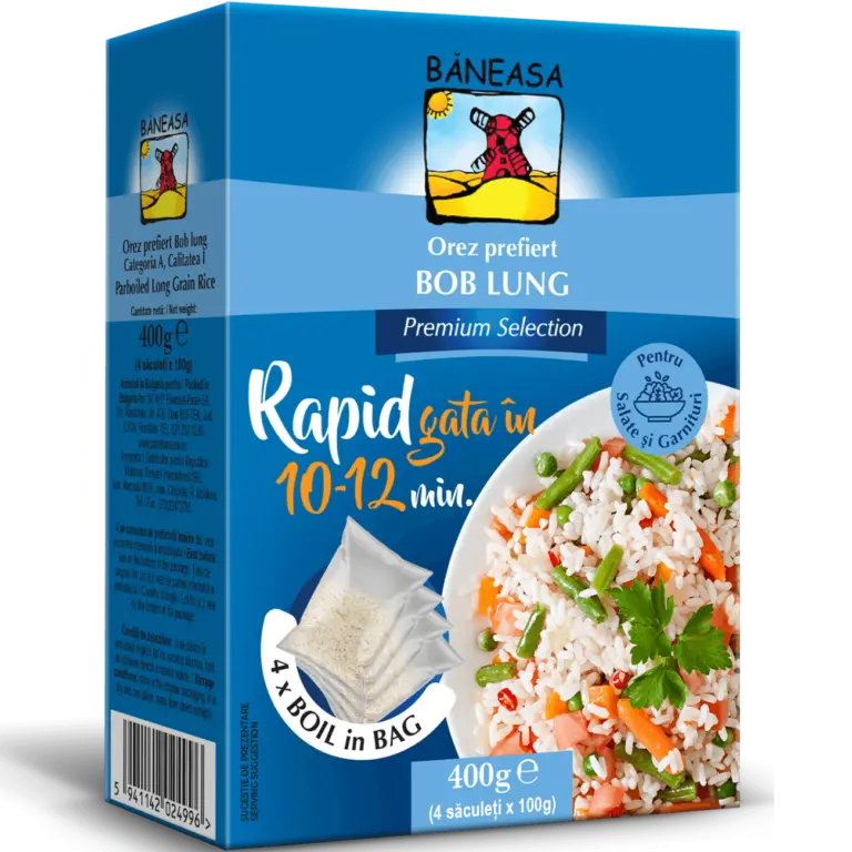 Orez Boil In Bag Prefiert Bob Lung 400g (4x100g)
