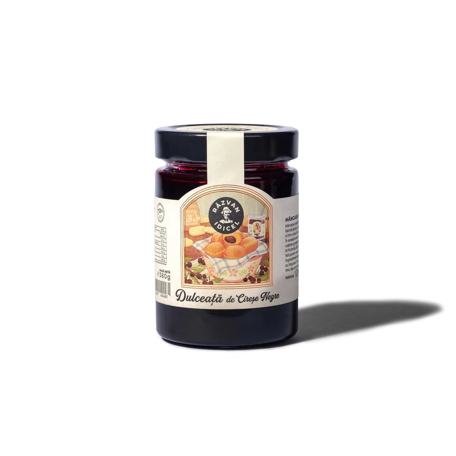 Dulceata de cirese negre 380g Razvan